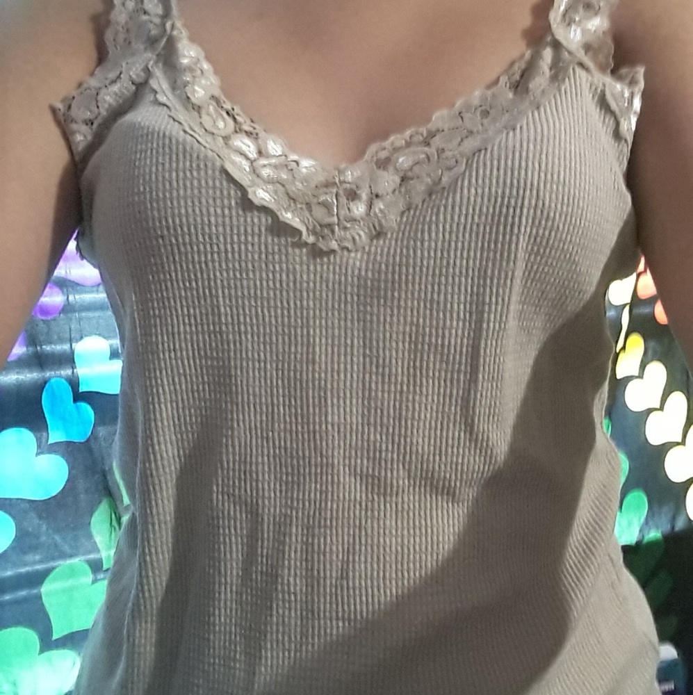 Beige tank top